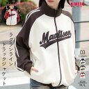 【SALE 4399円→3299円】ラグランライントラックジャケット アウター メンズ レディース 男女兼用 羽織り トップス 長袖 トラックジャケット ストリート 春服 春 秋 WEGO ウィゴー