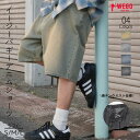 イージーバギーデニムショーツ パンツ ボトムス メンズ ショートパンツ ハーフパンツ イージーパンツ ワイドデニム デニムパンツ カジュアル ストリート ウエストゴム 綿100% 春 夏 夏服 WEGO ウィゴー