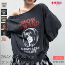 \20%OFFクーポン利用で2400円/【SALE 3299円→2999円】25秋新作 2WAYグラフィックワンショルBIGスウェット レディース スウェット ...