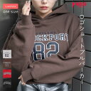 \SS限定25%クーポン利用で2062円/【SALE 3299円→2749円】25秋冬新作 ロゴショートプルパーカー レディース パーカー スウェット トレーナ...