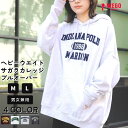ヘビーウエイトサガラカレッジプルパーカー メンズ レディース ユニセックス フーディー トップス スウェット カレッジロゴ 長袖 WEGO ウィゴー