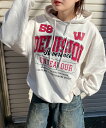 【SALE 3959円→3299円】ロゴビッグプルパーカー レディース スウェット パーカー カレッジ ロゴ フード春服 WEGO ウィゴー