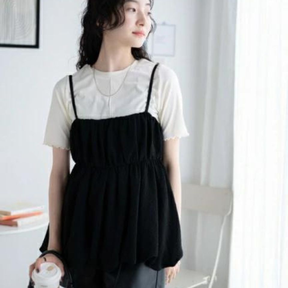 【SALE3299円→2969円】バルーンシルエットミニキャミチュニック レディース トップス キャミソール チュニック ワンピース ミニ丈 カジュアル ガーリー 春 夏 秋 WEGO ウィゴーのサムネイル