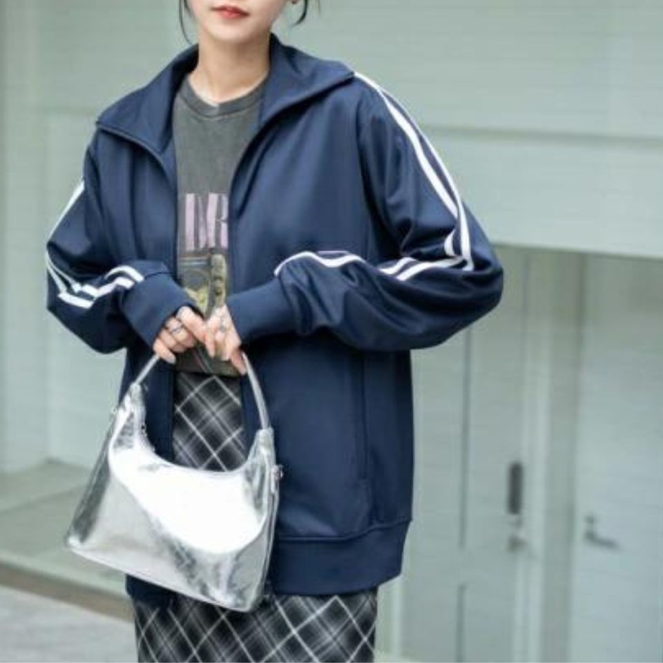 【SALE4399円→3299円】トラックジャケット レディース トップス パーカー ジャケット 長袖 羽織り 春 秋 WEGO ウィゴーのサムネイル