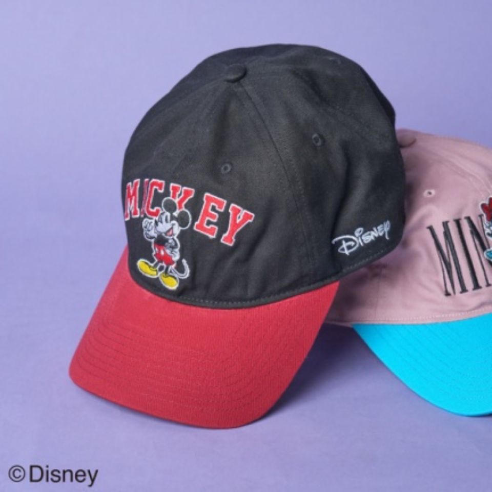 別注Disney刺繍キャップ 帽子 レディース キャップ カラーキャップ ディズニー 春 夏 オールシーズン UV ミッキー ドナルド グーフィー WEGO ウィゴーのサムネイル