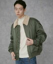 【SALE 9899円→7699円】フライトジャケット メンズ レディース アウター MA-1 ブルゾン ジャケット ムートン 男女兼用 ユニセックス 羽織り 秋 冬 WEGO ウィゴー