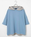 【SALE 3299円→1649円】フェイクレイヤードフードT メンズ パーカー トップス 半袖 フード WEGO ウィゴー