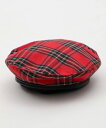 【SALE 1429円→1099円】【WEGO】チェック柄ベレー