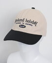 【SALE 1429円→770円】【WEGO】Lバイカラーロゴキャップ