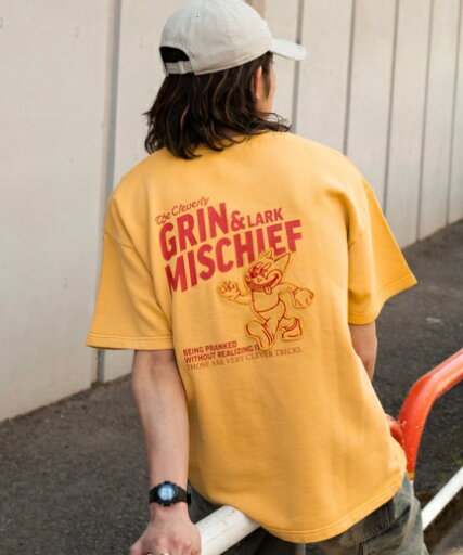 グラフィックスウェットT(SS) Tシャツ メンズ 半袖 スウェット バックロゴ グラフィック WEGO ウィゴー グラフィックスウェットT(SS) Tシャツ メンズ 半袖 スウェット バックロゴ グラフィック WEGO ウィゴー