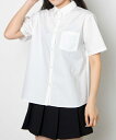 【SALE3299円→2199円】 スクールシャツS/S レディース 半袖 トップス カッターシャツ 白 ホワイト 春 夏 女子 中学生 高校生 制服 半袖シャツ WEGO ウィゴー