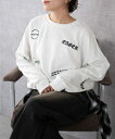【SALE 2749円→2199円】スクリブルグラフィックスウェット トレーナー レディース スウェット トップス 長袖 グラフィック 秋 冬 秋服 WEGO ...