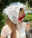 【SALE 770円→550円】【WEGO】レースバブーシュカ