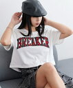 【SALE 2199円→1649円】25夏新作 ロゴパッチショートT Tシャツ レディース ロゴ ショート丈 ウィゴー WEGO