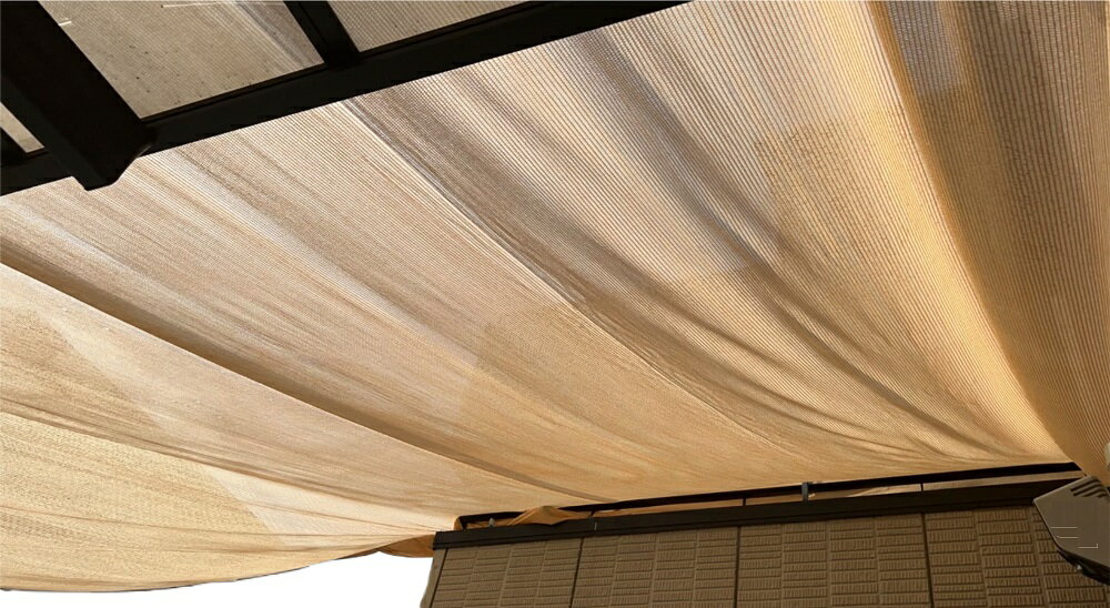 遮光ネット 2m×20m 遮光率85% 黒／砂色 [農業用遮光シート 農業資材 農業用品 園芸...