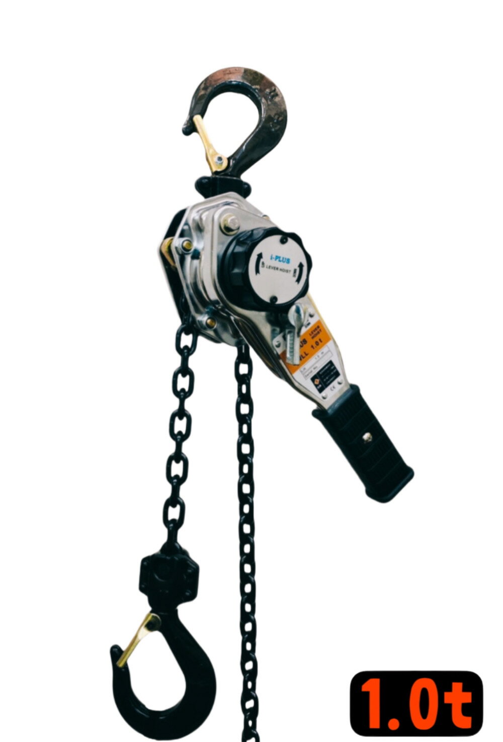 新発売シルバー レバーホイスト 1ton 1000kg 1.0t 1トン 1TON（Lever Hoist）軽量チェーンレバーホイスト 高品質T10 グレード100チェーン1.5m ミニレバー新型 チェーンホイスト チェーンブロック チェーンガッチャ 手動式レバーブロック 荷締機 チェンプラー【あす楽対応】