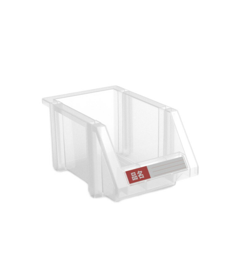 【三方良し】連結パーツボックス (大) ×12コ クリア色 名札付 部品収納ケース パーツボックス 小物収納 パーツストッカー パーツコンテナ コンテナ ボックス 整理整頓 ネジ 工具 コンテナラック パーツトレイ パーツラック 部品棚 収納棚 パーツ整理 作業台 整理 2