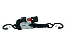 三方良し ラチェット式荷締機 自動巻 sフック ロック式 幅25mm 長さ1.8m 自動巻き取り式 ラチェットベルト荷締機タイダウンベルト 自動巻取り ラッシン...