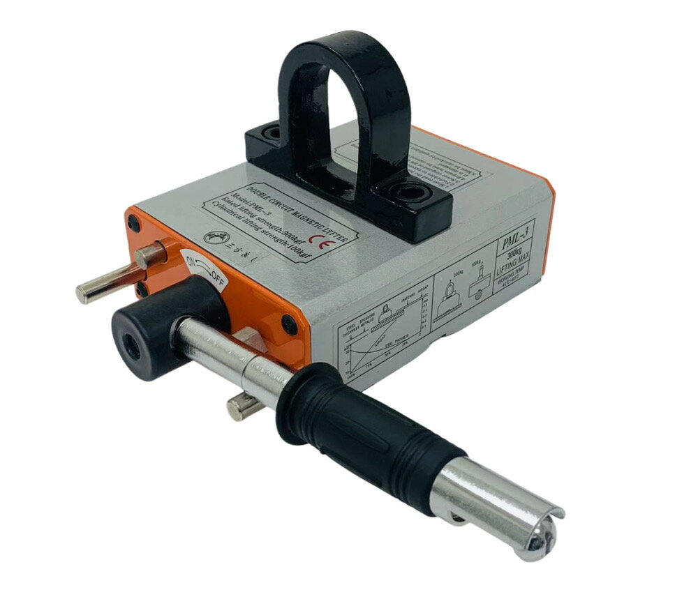 【領収書OK】三方良し 薄型リフティングマグネット 300kg リフマグ 永磁リフマ マグネットリフター超強力! 永久磁石 電源不要 永磁リフティングマグネット ［リフティング マグネット ウィンチ 運搬 家庭用 業務用 荷物 昇降 上げ下ろし ローラー］PML-300kg MAX あす楽対応