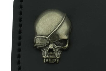 スカルスタッズの繊細さが魅力!!【W-Pirates Skull Studs Long Wallet/Modern Pirates】モダンパイレーツ・スカル・スタッズ・髑髏・海賊・パイレーツ・札入れ・ウォレット・小銭入れ