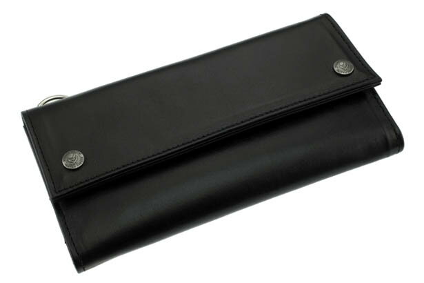 メタルパーツのさりげなささが魅力！！【Modern Pirates Metal Fittings Long Wallet・Soft Leather/Modern Pirates】モダンパイレーツ・スカル・スタッズ・髑髏・海賊・パイレーツ・札入れ・ウォレット・小銭入れ