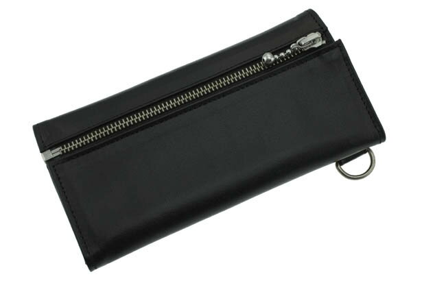 ROCK感溢れるModern Piratesの代表作！！【Zip Up Basic Long Wallet・Soft Leather/Modern Pirates】モダンパイレーツ・革ジャン・ジップアップ・ライダース・札入れ・ウォレット・小銭入れ