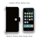 豊富なカラーからオーダー！！高級国産レザーを使用したウォレットタイプのiPhoneケースです！！使い勝手を考え様々なスタイルのポケットを配置しました！！【 Leather iPhone Wallet Case / Modern Pirates Skull Design Rivet 】(マグネット式 / ECレザー)