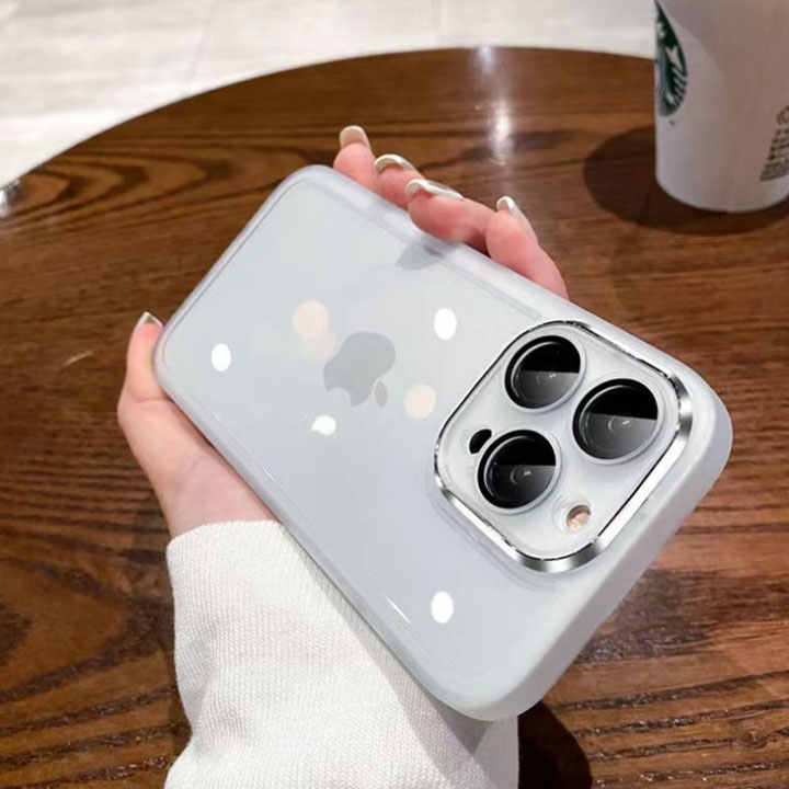 Rakuten - カメラレンズ保護付き iPhone17ケース 透明　クリア シンプル 人気 おすすめ iPhone16Proケース 白 黒 おしゃれ 可愛い iPhoneケース スマホケース アイフォンケース メタリック カメラカバー付き iPhone15ケース iPhone14ケース アイフォン15ケース アイフォン16ケース
