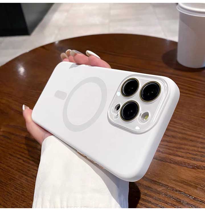 iPhone17ケース マグセーフ カメラレンズフルーカバー カジュアル シンプル iPhone16ケース 持ちやすい 耐衝撃 シリコン ワンタッチ吸着 ワンタッチ充電 iPhone15ケース カメラレンズ保護 ユニセックス ペア iPhone13ケース iPhone14ケース iPhone15ケースおしゃれ