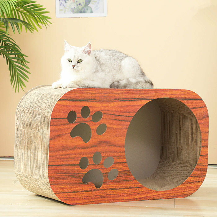爪とぎだけではなく くつろぎスペースにもなります 猫 キャットトンネル つめとぎ キャットタワー 猫のつめとぎ 猫用品 猫おもちゃ キャットトンネル 段ボール 爪みがき 送料無料 遊び 爪磨き ペットタワー 爪とぎ トンネル キャットタワー 猫タワー 置き型 ネコ