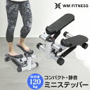 【限定クーポン配布中】ステッパー 静音 ダイエット 耐荷重120kg 計測メーター付き カロリー表示 ...