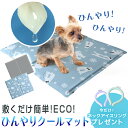 【5/5限定 10%OFFクーポン】クールマット ペット用 冷却 涼感冷感 40×50 シート 冷えマット エコクーラー クールジェルマット 暑さ対策 クールシ...