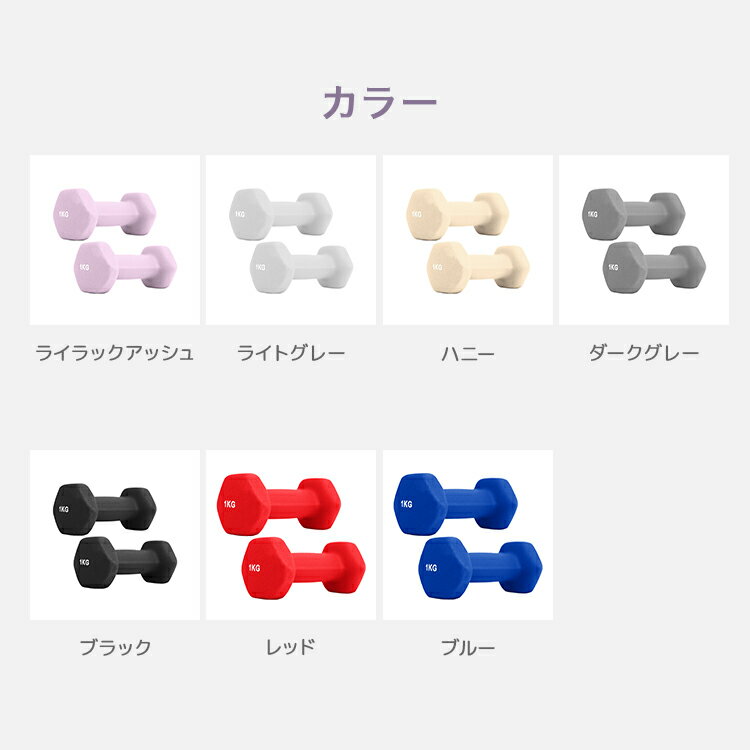 【5%OFFクーポン配布中】ダンベル 1kg ...の紹介画像3