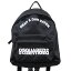 DSQUARED2 BACKPACK ディースクエアード バックパック バッグ リュック ブラック