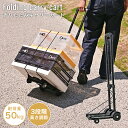 【本日限定クーポンで5%OFF】2025新商品 キャリーカート 折りたたみ キャリー 軽量 耐荷重50kg ハンディカート ハンドキャリー 台車 コンパクト 灯...