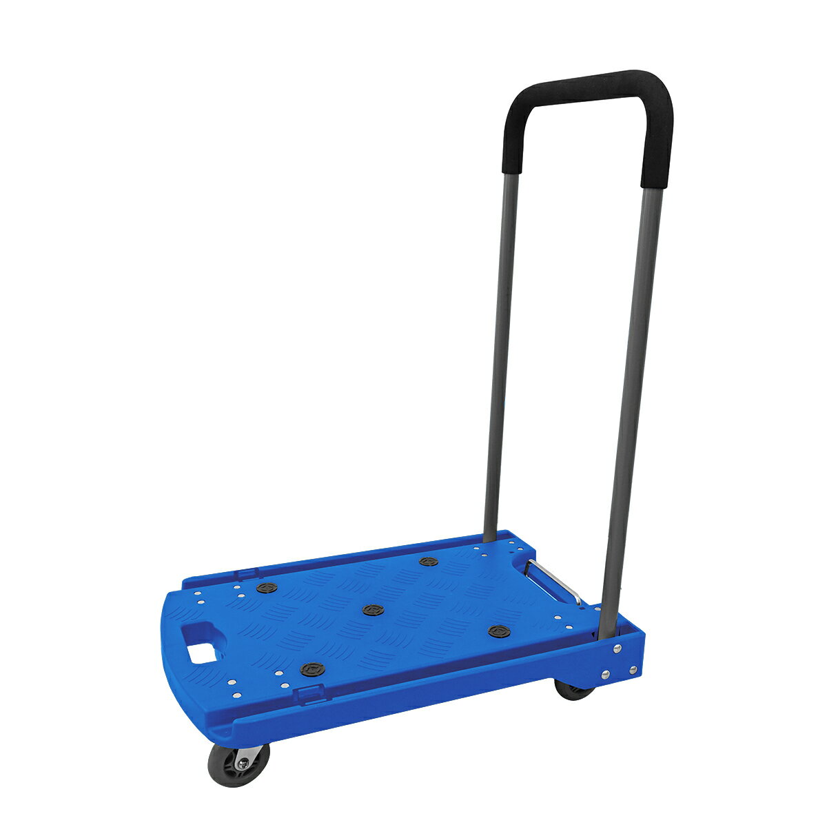 折りたたみキャリーカート 黒と青 キャリーカート 折りたたみ ふた付き ショッピングカート ストッパー