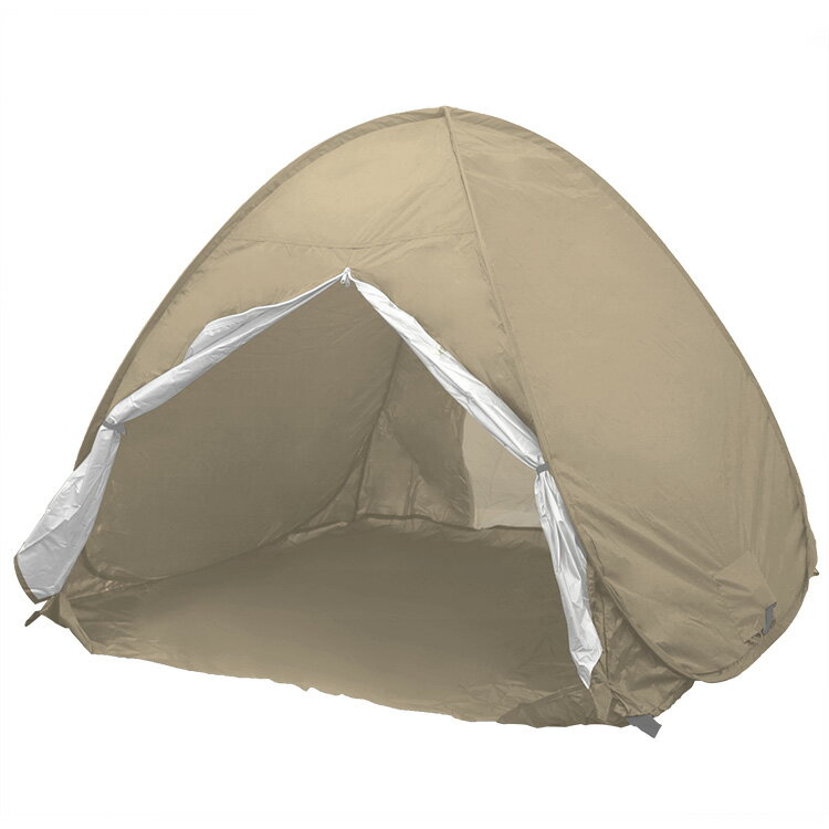 楽天市場】ポップアップテント（カラーベージュ）（スポーツ