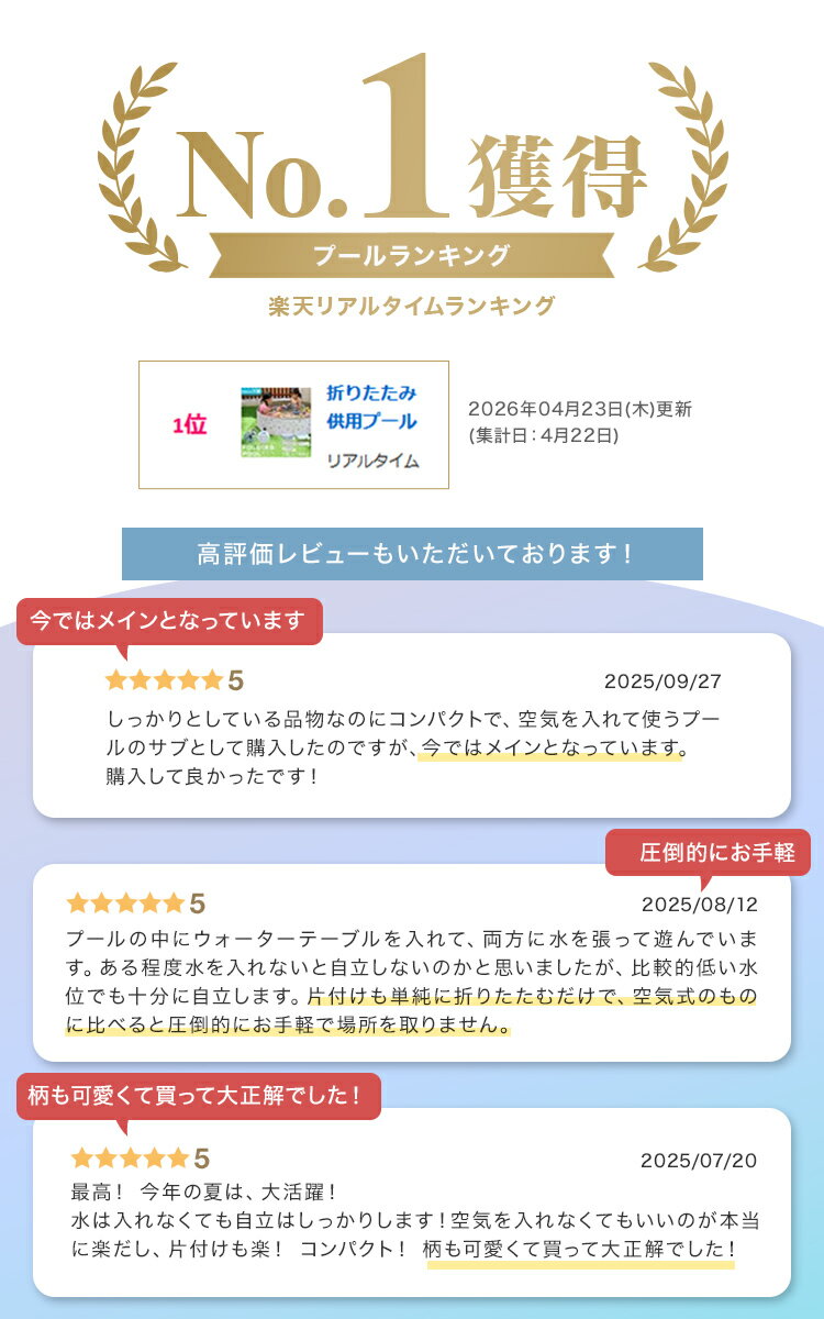 【クーポンで最大20%OFF】折りたたみプール 空気入れ不要 子供用プール プール ビ...