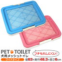 【GW限定クーポン最大1000円OFF】犬 トイレ トレー ワイドサイズ ふちもれしにくい いたずら防止 小型犬 中型犬 ペット トイレトレー メッシュ トイレトレーニング ペット用品 ペットシーツ 送料無料