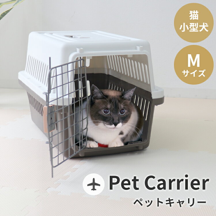 楽天GARAGE COLLECTION【クーポン最大2000円OFF】犬 ネコ 猫 小動物 小型犬ペット キャリー キャリーケース キャリーバッグ エアトラベルキャリー コンテナ ハードキャリー ペットクレート コンテナ ブラウン 軽量 飛行機 介護 補助介護 防災 避難 散歩 おでかけ 通院 送料無料