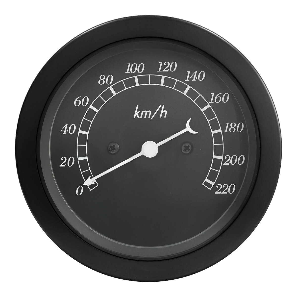 【最大10％OFFクーポン】オートゲージ スピードメーター 85mm 85Φ ホワイト ブラック メーター ドレスアップ 車 改造 送料無料