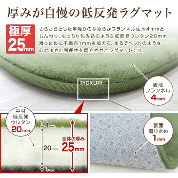 【キャッシュレス5％還元】【抗菌 防ダニ】極厚25mm ラグ ラグマット 北欧 低反発ラグ 滑り止め 130×185cm 1.5畳 防音マット ホットカーペット対応 マット ラグ 厚手 カーペット シャギーラグ モダン 低反発 おしゃれ 冬用 夏用 新生活 送料無料