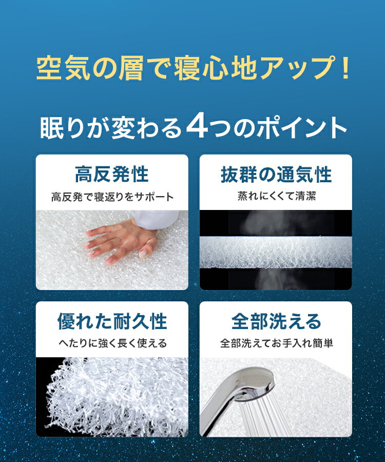 【最大2000円OFFクーポン】洗える マットレス 高反発 シングル セミダブル ダブル 敷布団 三つ折り 高反発マットレス 10cm メッシュ 通気性 リバーシブル カバー 硬め マットレス 折りたたみ 敷き布団 高反発 ベッドマット 高反発 マット 硬め コンパクト 送料無料