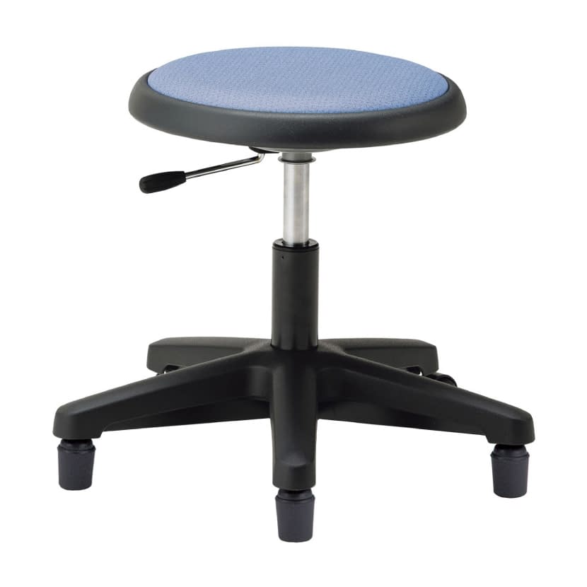 マツヨシ クランケチェア 固定ゴム脚タイプ ブルー MY-N3535N 1台