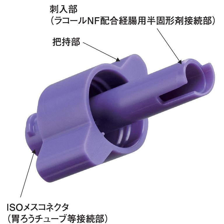 【5/15限定！3点購入でポイント10倍！※要エントリー】■仙台在庫品■【在庫あり！】大塚製薬 ラコールNF配合経腸用半固形剤専用アダプタ(ISO 80369-3タイプ) 20個入 60862-2