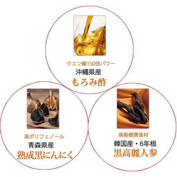 熟成黒酢150倍パワー 90粒 30日分 黒酢サプリ もろみ 黒酢 お酢 黒高麗人参 黒にん...