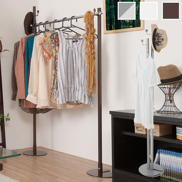 物干しスタンド 屋内 ポールハンガー 物干し兼用ハンガー 幅138cm シングル 日本製 NJ-0220/NJ-0498/NJ-0497