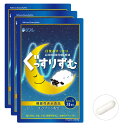 ぐっすりずむ 3袋セット 31粒入×3個 快眠習慣 ストレス緩和 L-テアニン配合 サプリメント リフレ