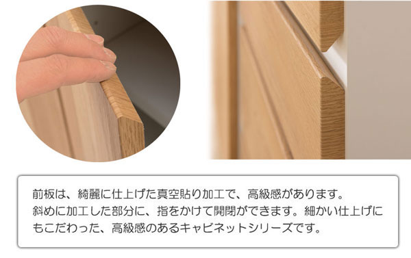 キャビネット 幅119cm カリフォルニアテイスト 日本製 完成品 GYM 薄型シンプル収...