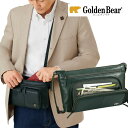 ゴールデンベア バッグ メンズ Golden Bear ゴールデンベア 財布付き牛革ショルダー クラッチショルダーバッグ 954131